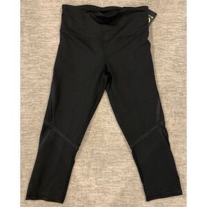 Champion C9 Embrace Duo Dry Compression Tights Women's M‎ Black Cropped NWT